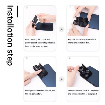 WIWU LG-005 1 Set For iPhone 15 Plus / 15 Aluminum Alloy Frame Tempered Glass 3D Rear Lens Film Protector
