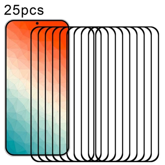 25Pcs For Samsung Galaxy S24+ Full Screen Protector Medium Alumina Glass Film (Fingerprint Unlock)