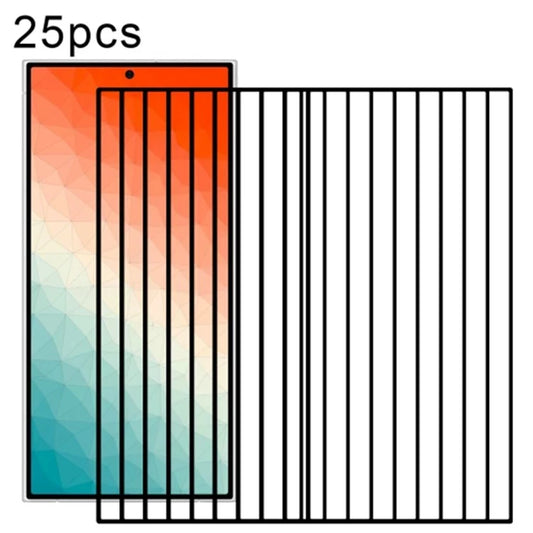 25Pcs For Samsung Galaxy S24+ Full Screen Protector Silk Printing (Fingerprint Unlock)