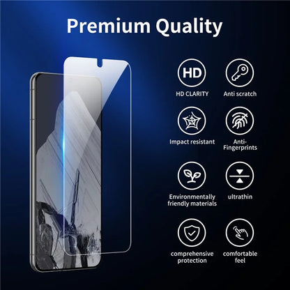 For Google Pixel 8 2Pcs Screen Protector 9H Ultra Clear Film with 2Pcs Camera Lens Protector