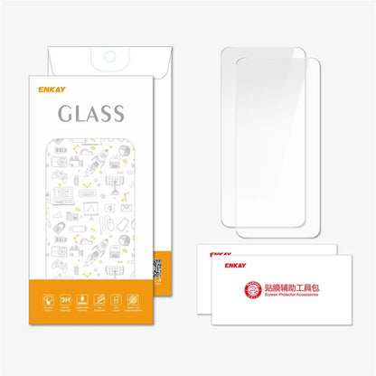 ENKAY HAT PRINCE 2Pcs For Meizu 20 Full Glue Screen Protector Large Arc Edge High Aluminum-silicon Glass Film