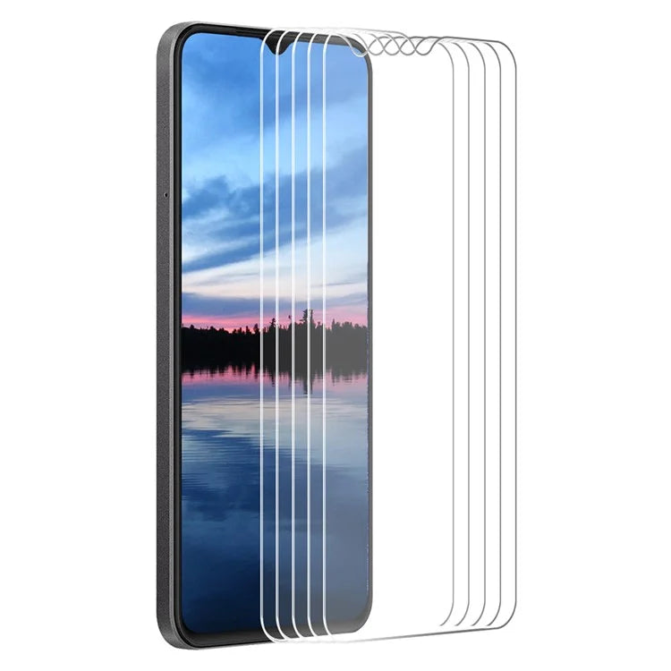ENKAY HAT PRINCE 5Pcs For Nokia C210 Screen Protector High Aluminum-silicon Glass 9H Hardness Bubble Free