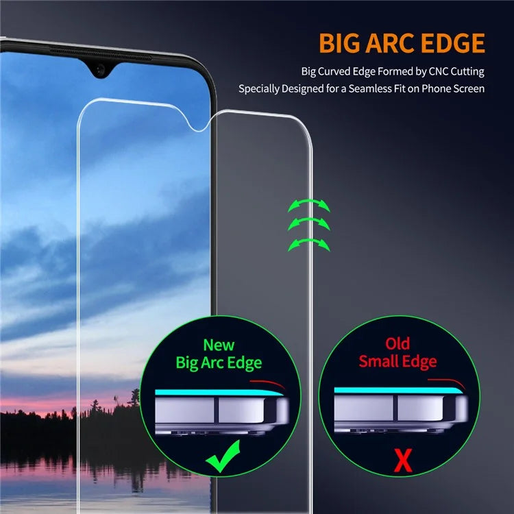 ENKAY HAT PRINCE 10Pcs For Oppo A59 High Aluminum-silicon Glass Full Clear Tempered Glass Film