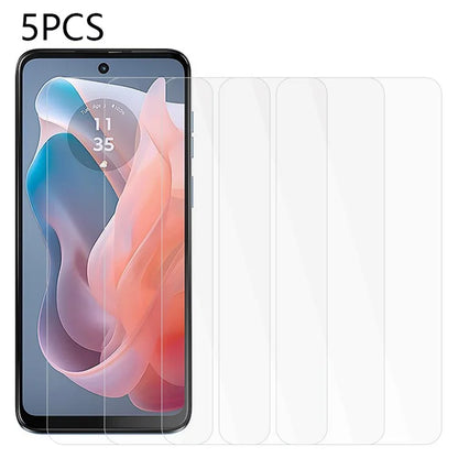 5PCS For Motorola Moto G04 4G / G24 4G Tempered Glass Screen Protector 2.5D No-Bubble