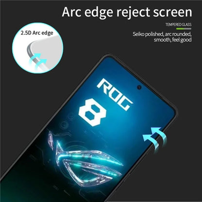 PINWUYO JK Tempered Glass Film Series-2 for Asus ROG Phone 8 5G / Phone 8 Pro 5G Screen Protector Anti-Shatter