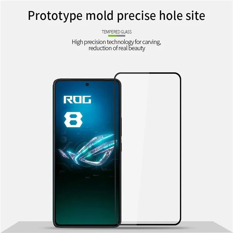 PINWUYO JK Tempered Glass Film Series-2 for Asus ROG Phone 8 5G / Phone 8 Pro 5G Screen Protector Anti-Shatter