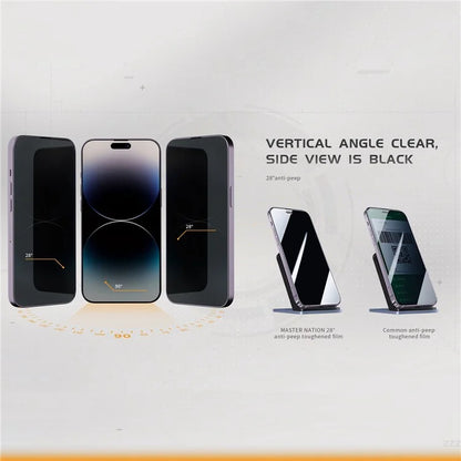TGVIS For iPhone 14 Pro Privacy Screen Protector Set Phone Front Screen Film+Back Protector