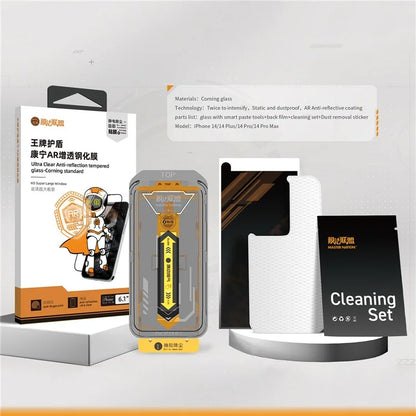 TGVIS For iPhone 14 Full Screen Protector AR Clear Front Film+Back Protector