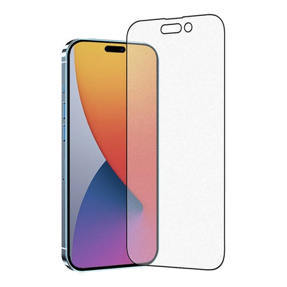 TGVIS For iPhone 15 Pro Max Protective Front Film AG Matte 9H Screen Protector+Back Cover