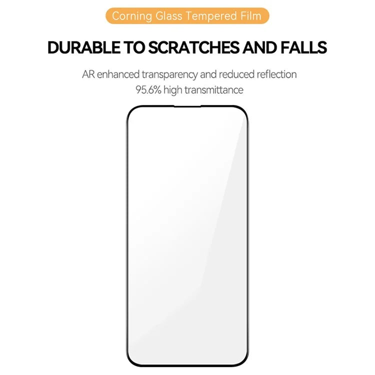 TGVIS For 	iPhone 15 Plus  Full Screen Protector AR HD Clear Front Film with Back Protector
