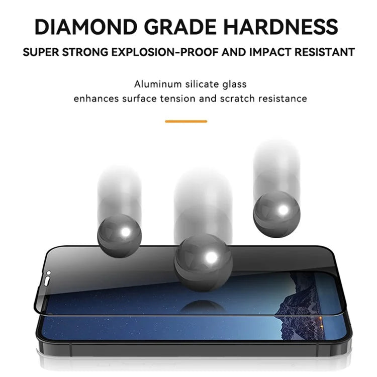 TGVIS High Aluminum-silicon Glass Screen Protector for iPhone 15 Plus Back Film Cover Set