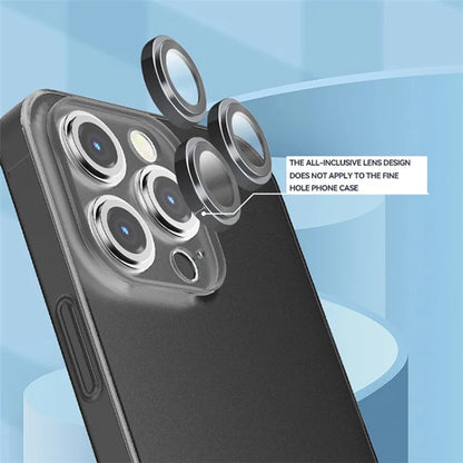 TGVIS 1 Set For iPhone 15 Pro / 15 Pro Max Camera Lens Protector AR Clear Individual Lens Film