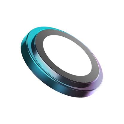 TGVIS 1 Set For iPhone 15 / 15 Plus Camera Lens Protector Individual Metal Ring Lens Film