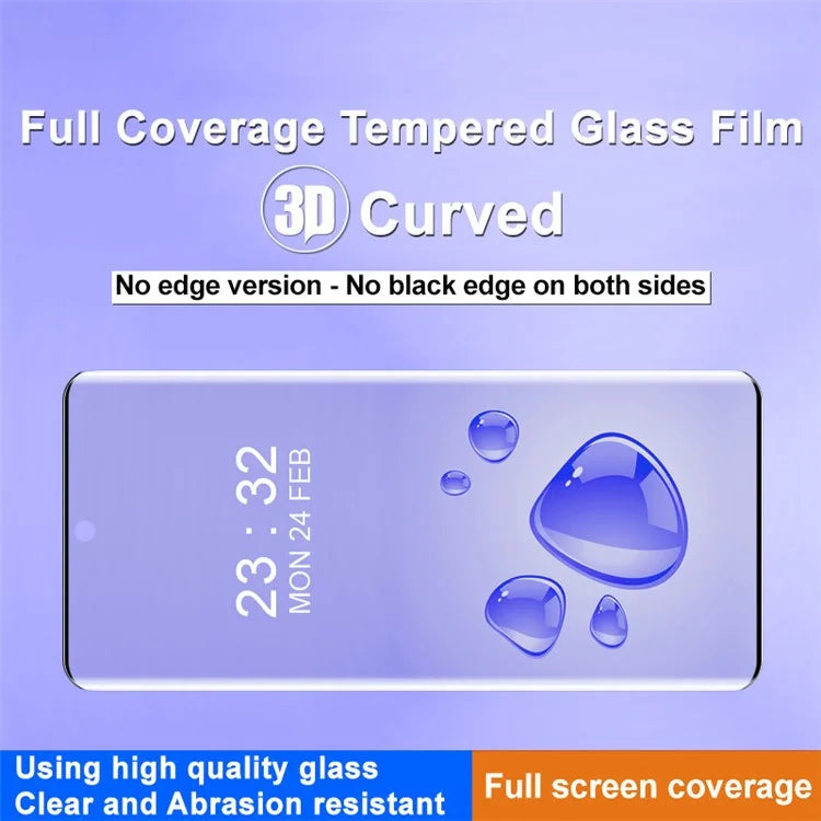 IMAK For Oppo Find X7 5G 3D Curved Screen Protector Full Coverage HD Transparent