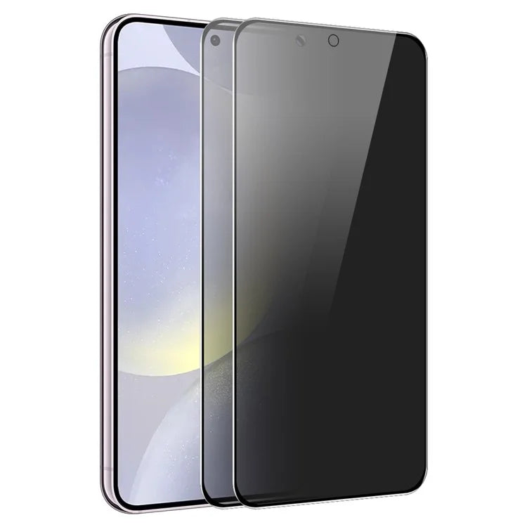 ENKAY HAT PRINCE 2Pcs For Samsung Galaxy S24 Anti-Spy Screen Protector Silk Printing Full Coverage
