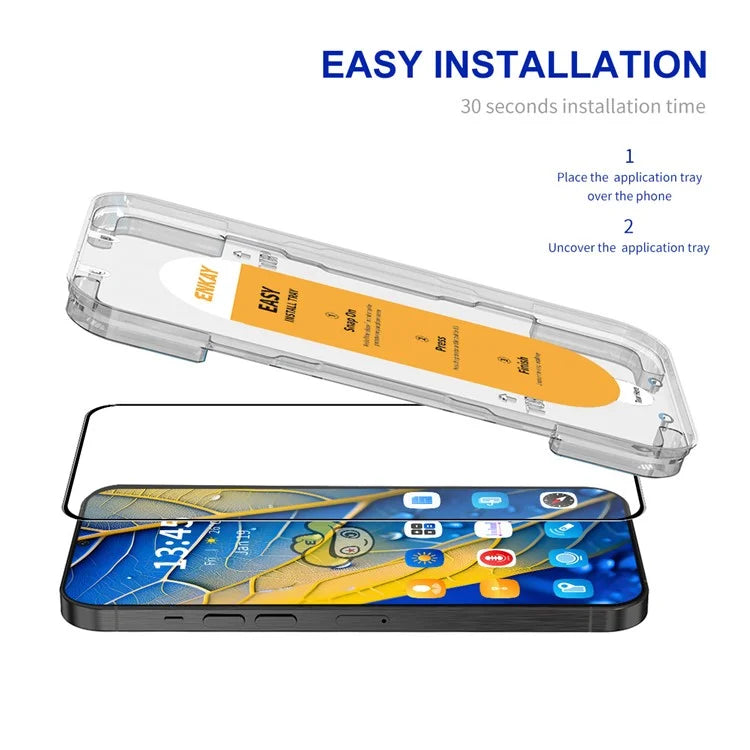 ENKAY HAT PRINCE For vivo iQOO Neo8 5G / Neo8 Pro 5G Film High Aluminium-silicon Glass Screen Protector with Installation Tool