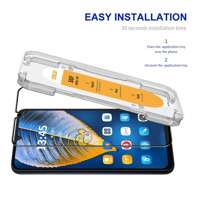 ENKAY HAT PRINCE For Samsung Galaxy A24 4G (162.1 x 77.6 x 8.3mm) Screen Protector Full Glue Full Cover