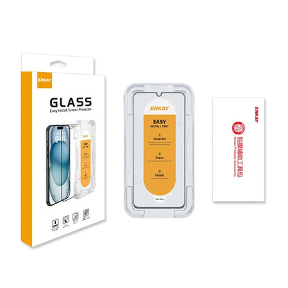 ENKAY HAT PRINCE For Samsung Galaxy A05s 4G / A05 4G Silk Printing Film High Aluminium-silicon Glass Screen Protector