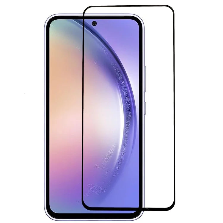For Samsung Galaxy A55 5G Tempered Glass Screen Protector Full Glue Silk Printing Film