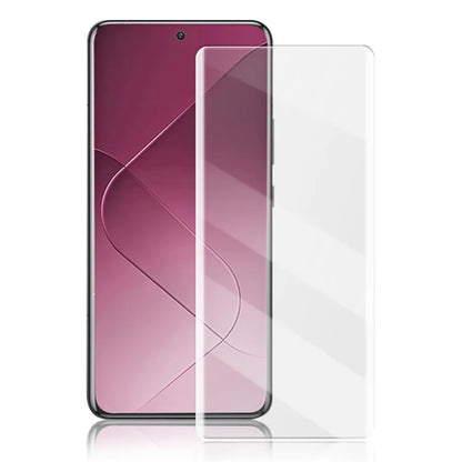AMORUS For Xiaomi 14 Ultra UV Liquid Screen Protector Full Cover Tempered Glass Film