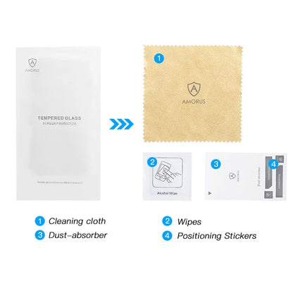 AMORUS For Xiaomi 14 Ultra UV Liquid Screen Protector Full Cover Tempered Glass Film