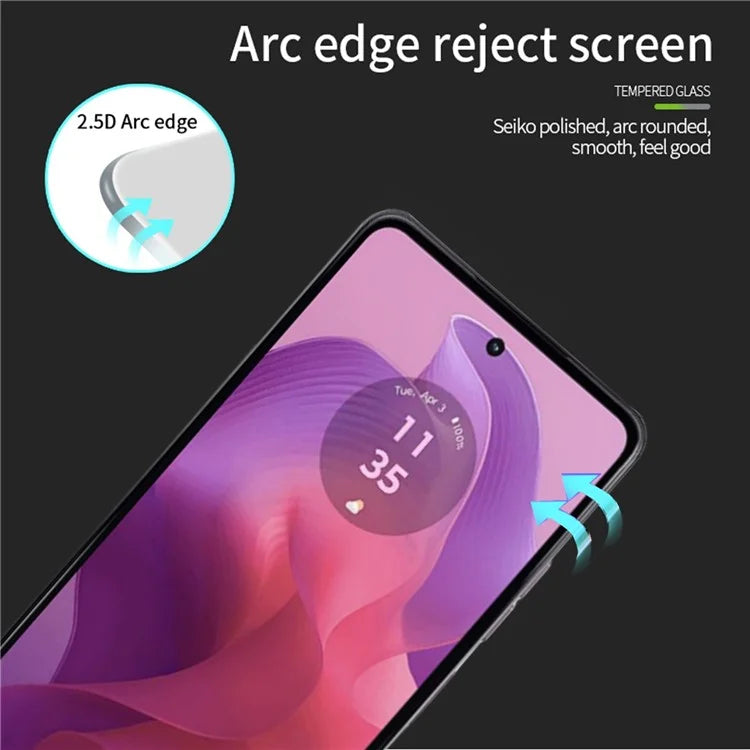 PINWUYO JK Tempered Glass Film Series-2 for Motorola Moto G24 4G /  Moto G24 Power Screen Protector HD Clear