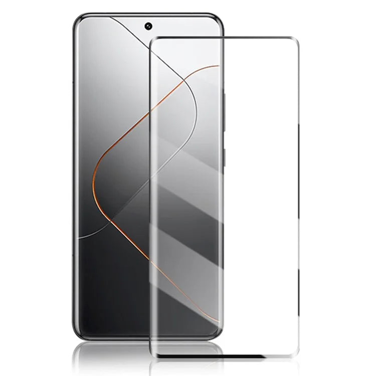 AMORUS For Xiaomi 14 Pro Screen Protector 3D Curved Complete Covering Full Glue Film
