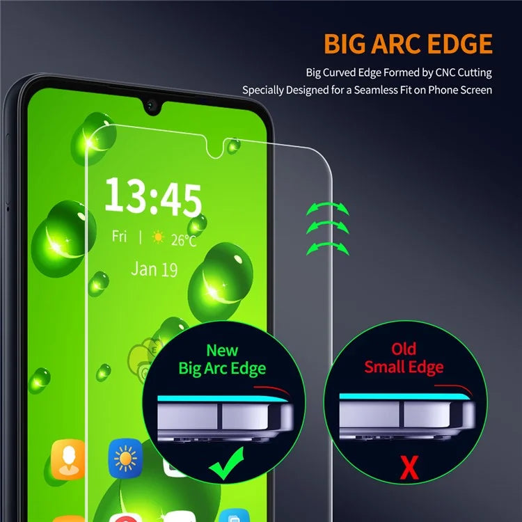 ENKAY HAT PRINCE 5Pcs For Xiaomi Redmi A3 Screen Protector 9H Hardness Anti-explosion Film