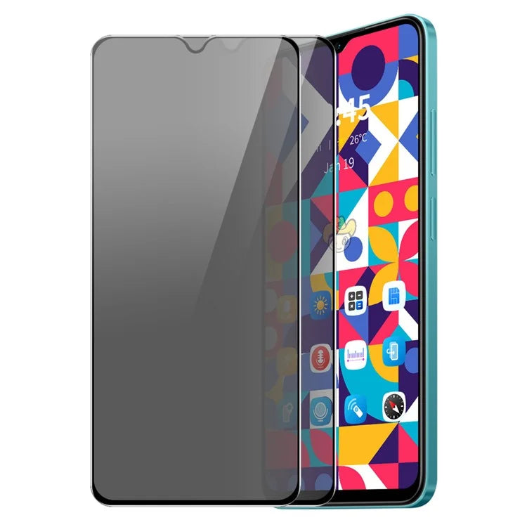 ENKAY HAT PRINCE 2Pcs For Xiaomi Redmi A3 Anti-Peep Full Screen Protector Silk Printing HD Clear Film