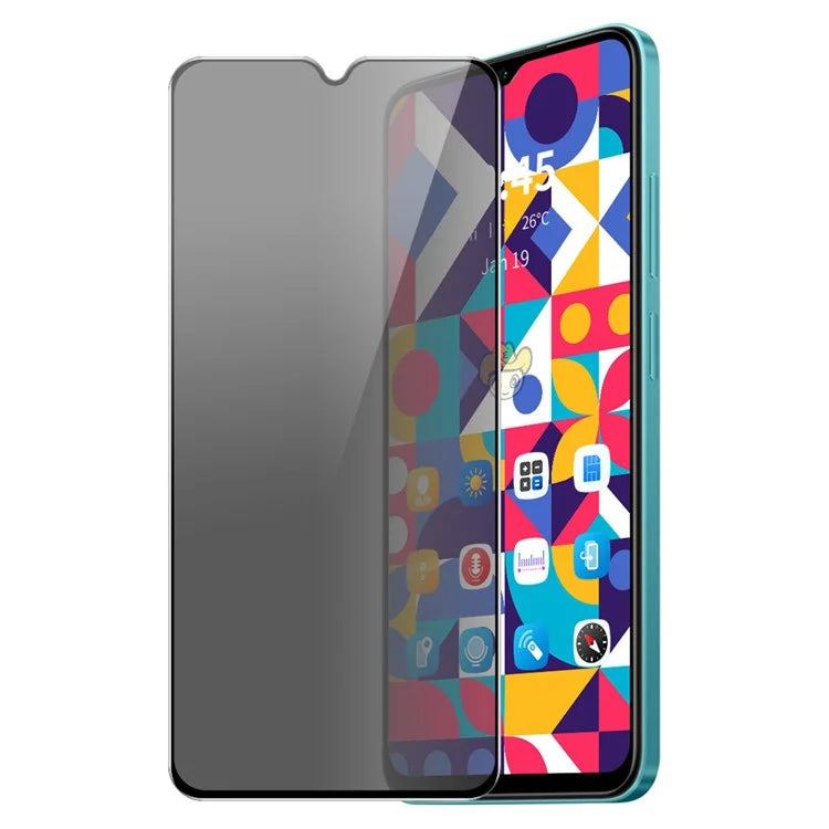 ENKAY HAT PRINCE For Xiaomi Redmi A3 Tempered Glass Screen Protector Anti-Peep Full Cover Film