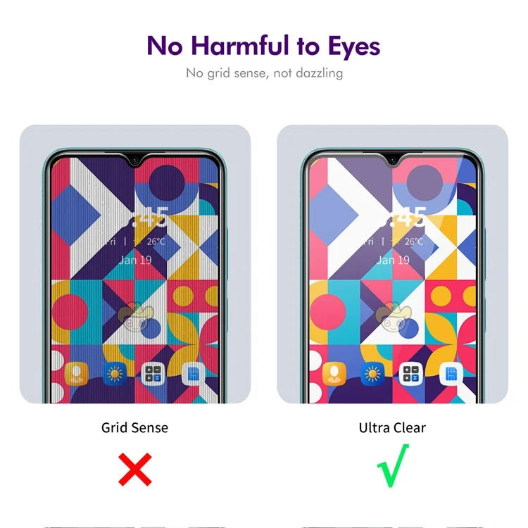 ENKAY HAT PRINCE For Xiaomi Redmi A3 Tempered Glass Screen Protector Anti-Peep Full Cover Film