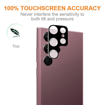 AMORUS For Samsung Galaxy S24 Ultra Camera Lens Protector Silk Printing Lens Film