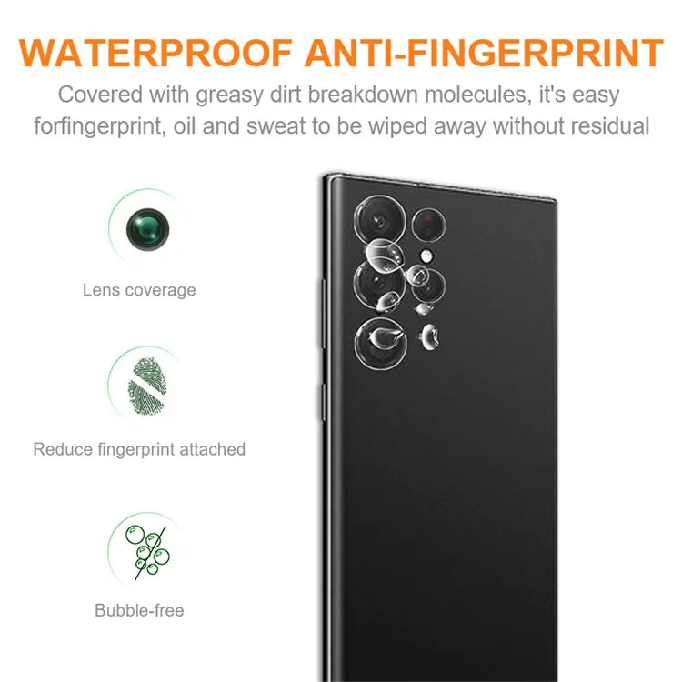 AMORUS For Samsung Galaxy S24 Ultra 1 Set Camera Lens Protector Tempered Glass Lens Film