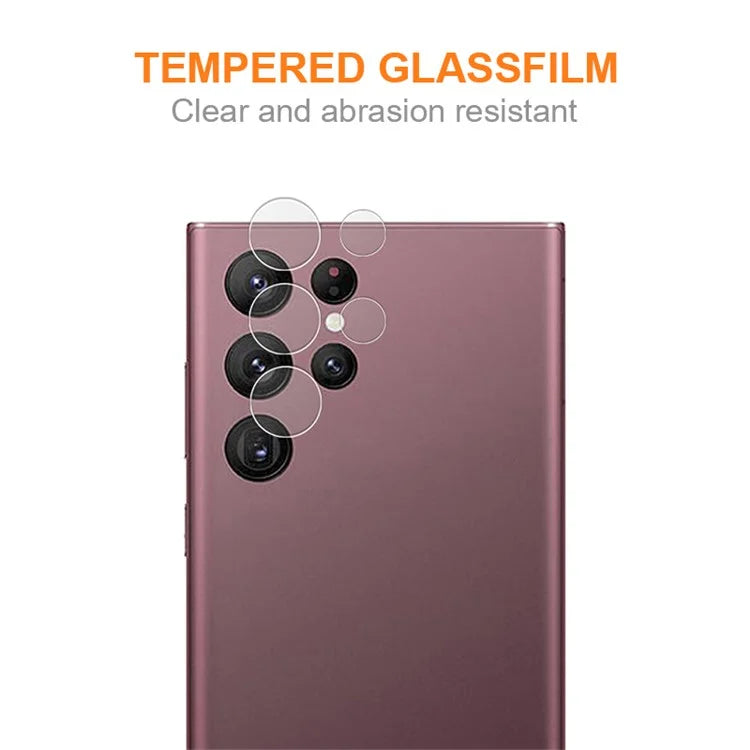 AMORUS For Samsung Galaxy S24 Ultra 1 Set Camera Lens Protector Tempered Glass Lens Film