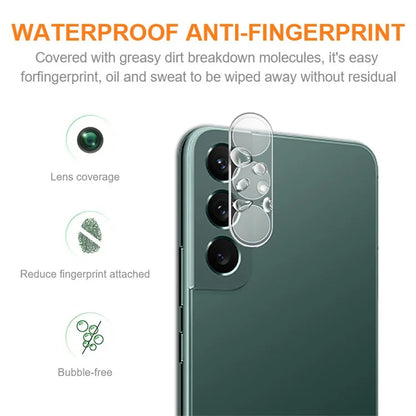 AMORUS For Samsung Galaxy S24+ Camera Lens Protector Silk Printing HD Tempered Glass Film