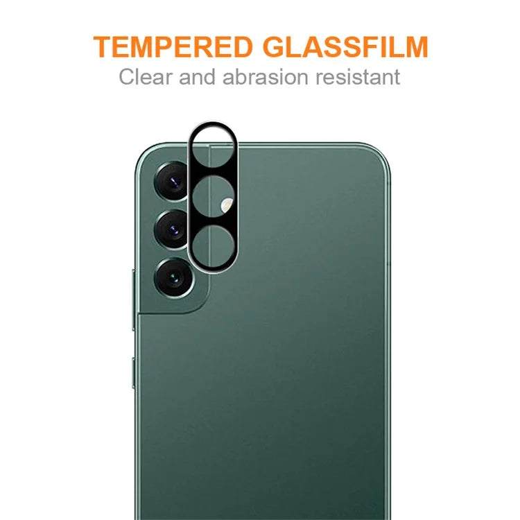 AMORUS For Samsung Galaxy S24+ Silk Printing Camera Lens Protector Tempered Glass Lens Film