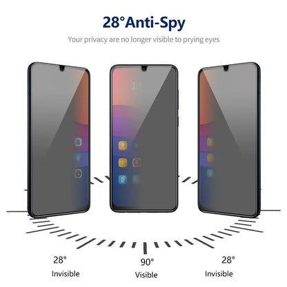 ENKAY HAT PRINCE For Samsung Galaxy A15 4G / 5G Anti-Spy Full Glue Screen Protector Full Coverage