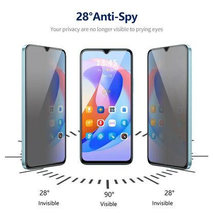 ENKAY HAT PRINCE For Samsung Galaxy A24 4G (162.1 x 77.6 x 8.3mm) Anti-spy Silk Printing Screen Film