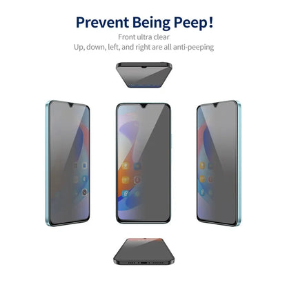 ENKAY HAT PRINCE 2Pcs For Samsung Galaxy A24 4G (162.1 x 77.6 x 8.3mm) Screen Protector Anti-peep Film