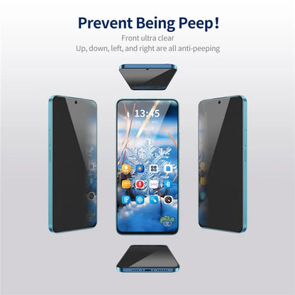 ENKAY HAT PRINCE For Samsung Galaxy F54 5G / M54 5G Anti-spy Silk Printing Film HD Clear Screen Protector