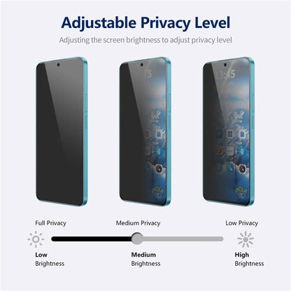 ENKAY HAT PRINCE For Samsung Galaxy F54 5G / M54 5G Anti-spy Silk Printing Film HD Clear Screen Protector