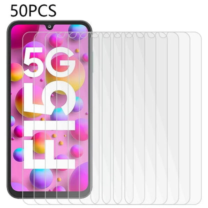 50Pcs Screen Protector for Samsung Galaxy F15 5G , Touch Sensitive Tempered Glass Film Guard