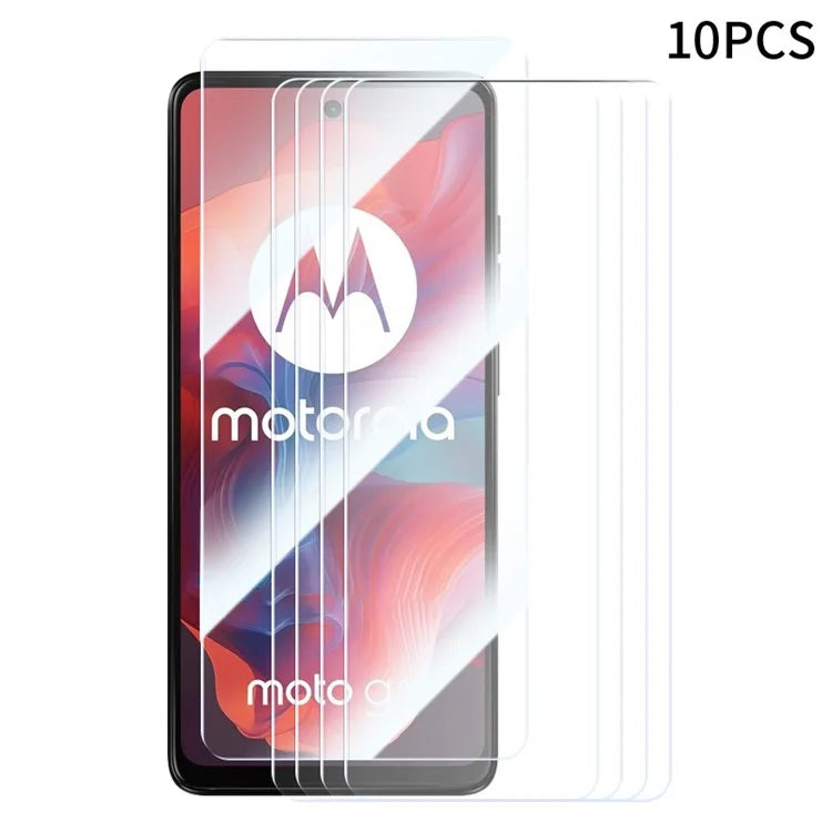 RURIHAI 10Pcs For Motorola Moto G04 4G Screen Protector 2.5D Scratch-Resistant Film