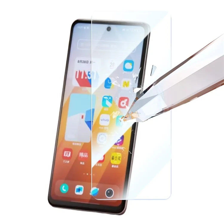 RURIHAI For vivo iQOO Z9 5G Screen Protector 2.5D 9H Tempered Film Easy to Install
