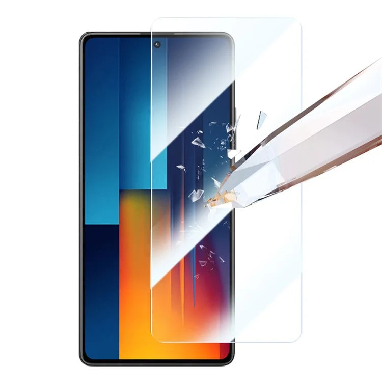 RURIHAI Screen Protector for Xiaomi Poco M6 Pro 4G / Redmi Note 13 Pro 4G High Aluminium-silicon Glass Film