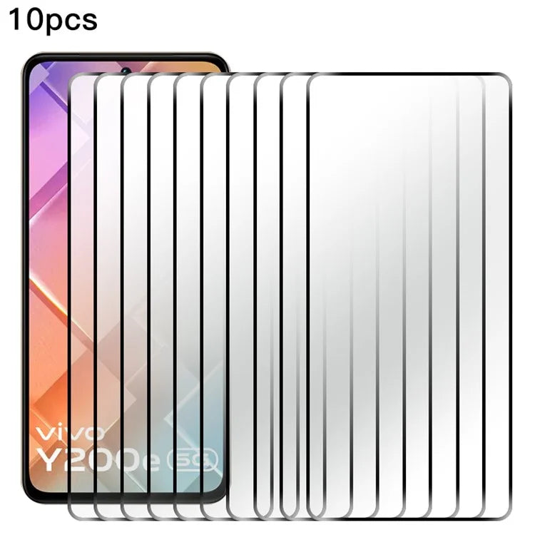 RURIHAI 10Pcs For vivo Y200e 5G 0.26mm Film Ultra Clear High Aluminum-silicon Glass Screen Protector