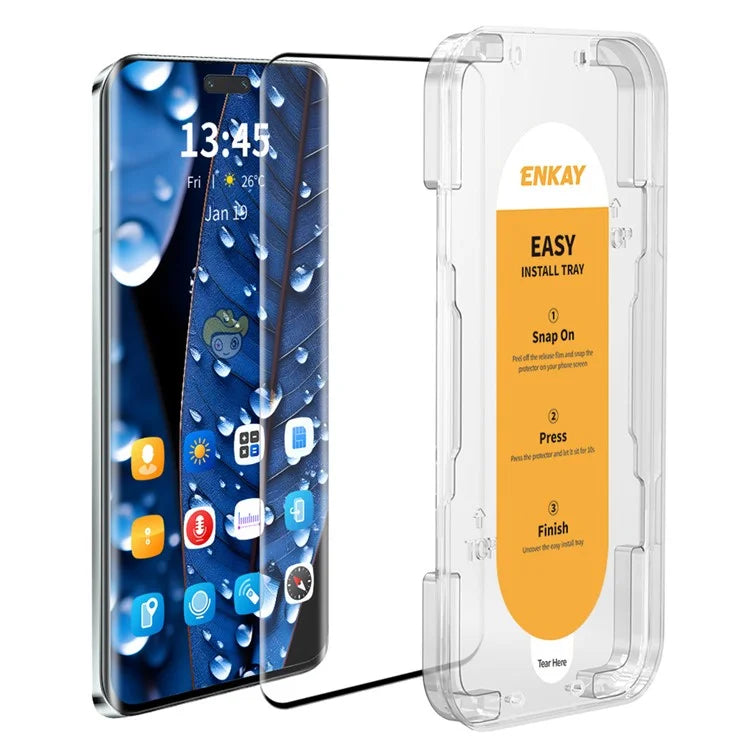 ENKAY HAT PRINCE For Honor Magic5 Pro Screen Protector Full Cover Tempered Glass Film Easy Install