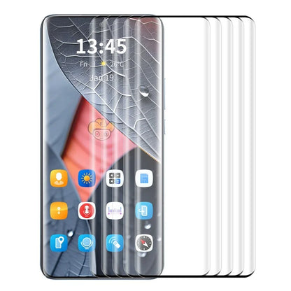 ENKAY HAT PRINCE 5PCS For Oppo Find X6 Screen Protector 3D Curved Full Cover Anti-scratch Film
