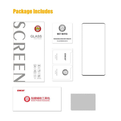 ENKAY HAT PRINCE For Xiaomi Redmi Note 13 Pro+ 5G Tempered Glass Screen Protector 3D Curved HD Screen Film