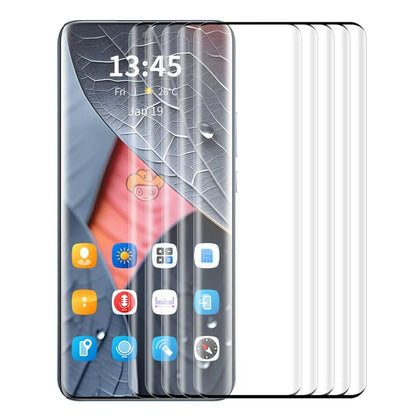 ENKAY HAT PRINCE 5PCS For vivo X100 5G / X100 Pro 5G Film High Transparency 3D Curved Screen Protector